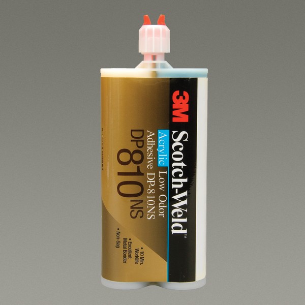 Adhesive, 2-Part Low Odor Non-Sag, Dual-Cartridge Container, 200 mL Container, Acrylic Base