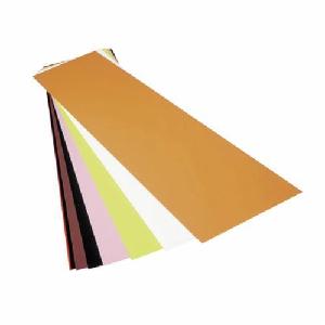 Color Coded Shim, Flat Sheet, Polyester, 0.003 in Thickness, 20 in Width, 20 in Length, Green