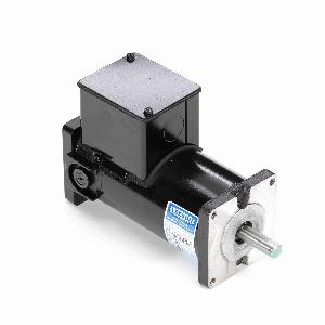 DC Motor, 0.1 kW, 90 VDC, 1.3 A, 1750 RPM, TENV, 31 Frame, 0.5 Inch Diameter x 1.5 Inch Length Shaft, Reversible, Service Factor: 1.3, Ball Bearing, 72 in-oz, Round/Square Flange Mount, 40 °C, Insulation Class: Class H, Rolled Steel