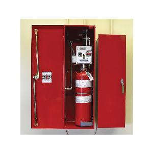 Fire Suppression, Dry Chemical Extinguisher, Class: Class A/B/C, 49 in Height