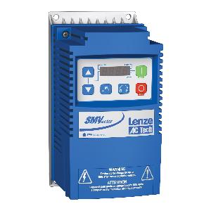 Frequency Inverter Drive, Standard Duty High Performance, Series: SMV, 240 VAC, 4.2 A, 1 hp, 3.9 in Width, 4.4 in Depth, 7-1/2 in Height, NEMA 1/IP31 Enclosure, LED