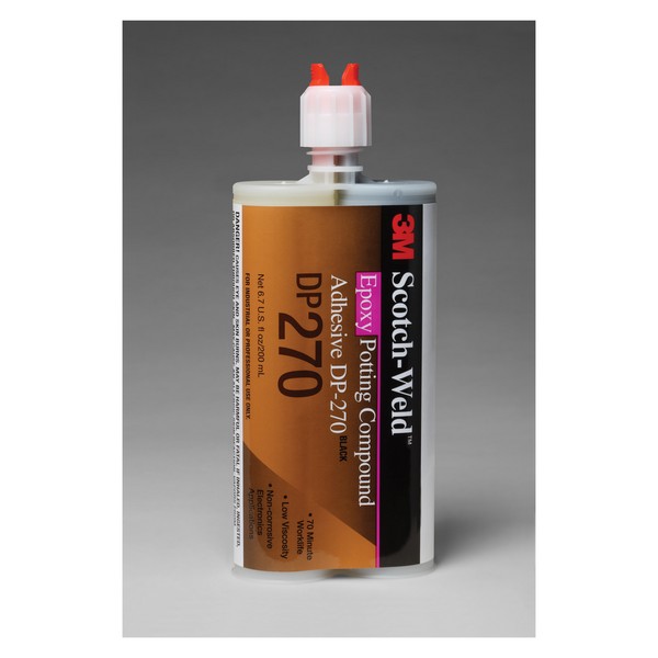 Epoxy Potting Compound/Adhesive, 2-Part Non-Corrosive, Duo-Pak Cartridge Container, 200 mL Container, Epoxy Base