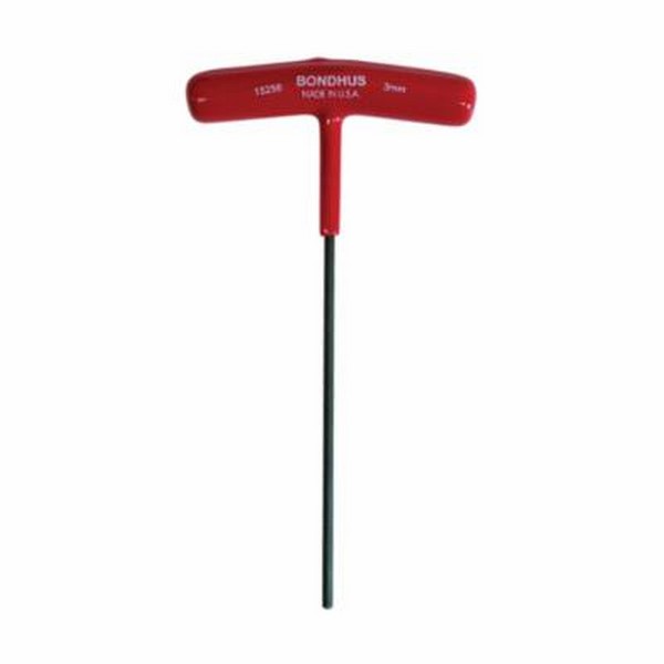 Hex Key, 3 mm Size, Protanium Ergonomic Grip/T-Handle, High Torque Steel
