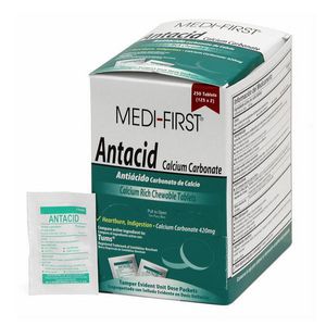 Antacid, 125 x 2's Packs, 420 mg, 250/Box