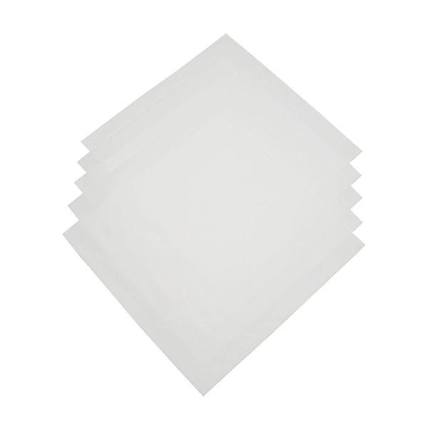 Cleanroom Wiper, Pre-Saturated, Universal Size, 125 GPM Capacity, 9 in Length, White, Polyester, Bag Package Type
