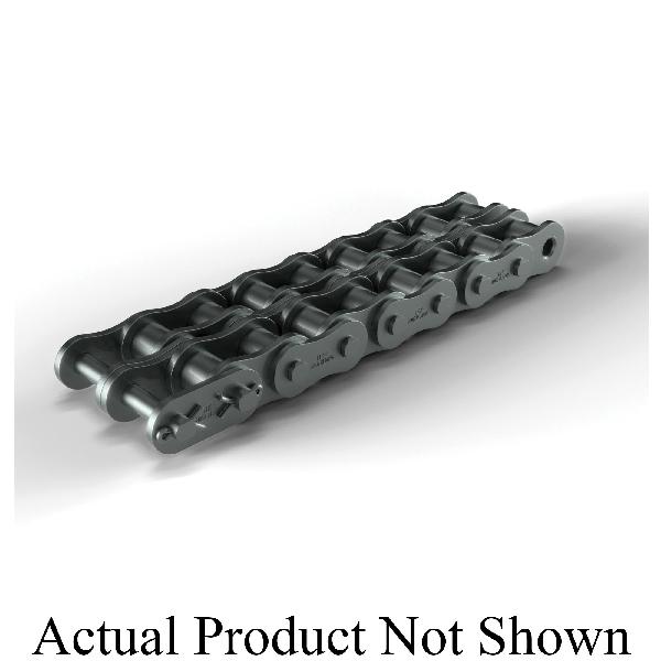 Riveted Roller Chain, 2 Inch Pitch, 160-2 Chain, Double Strand,10 Foot/Box, Carbon Steel