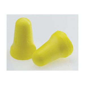 Ear Plug, Series: E-A-R E-Z-Fit, Uncorded Design, 28 dB Noise Reduction, Bell Shape, Small Size, Yellow Plug, Foam Plug, Specifications Met: CSA Class AL, Disposable/Reusable: Disposable