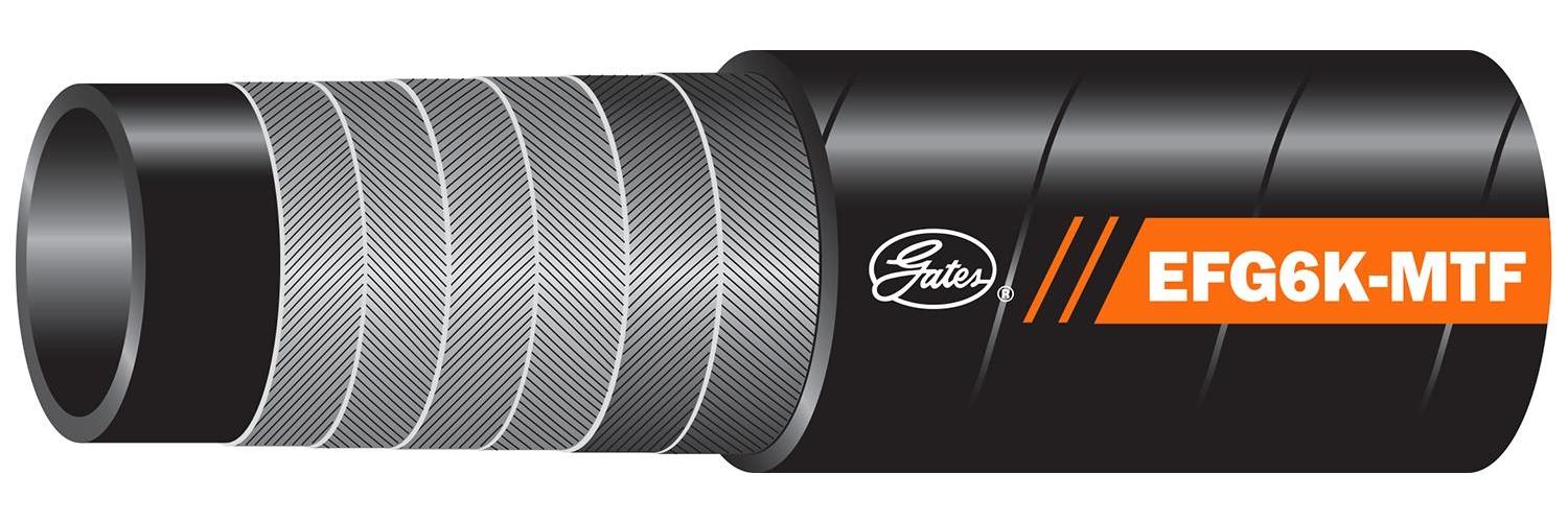Hydraulic Hose, Weathering Resistance, Series: G20, 1.25 in ID, 1.97 in OD, 200 ft. Length, 6000 psi Working, -40 to 250 °F, Nitrile, Black, Domestic