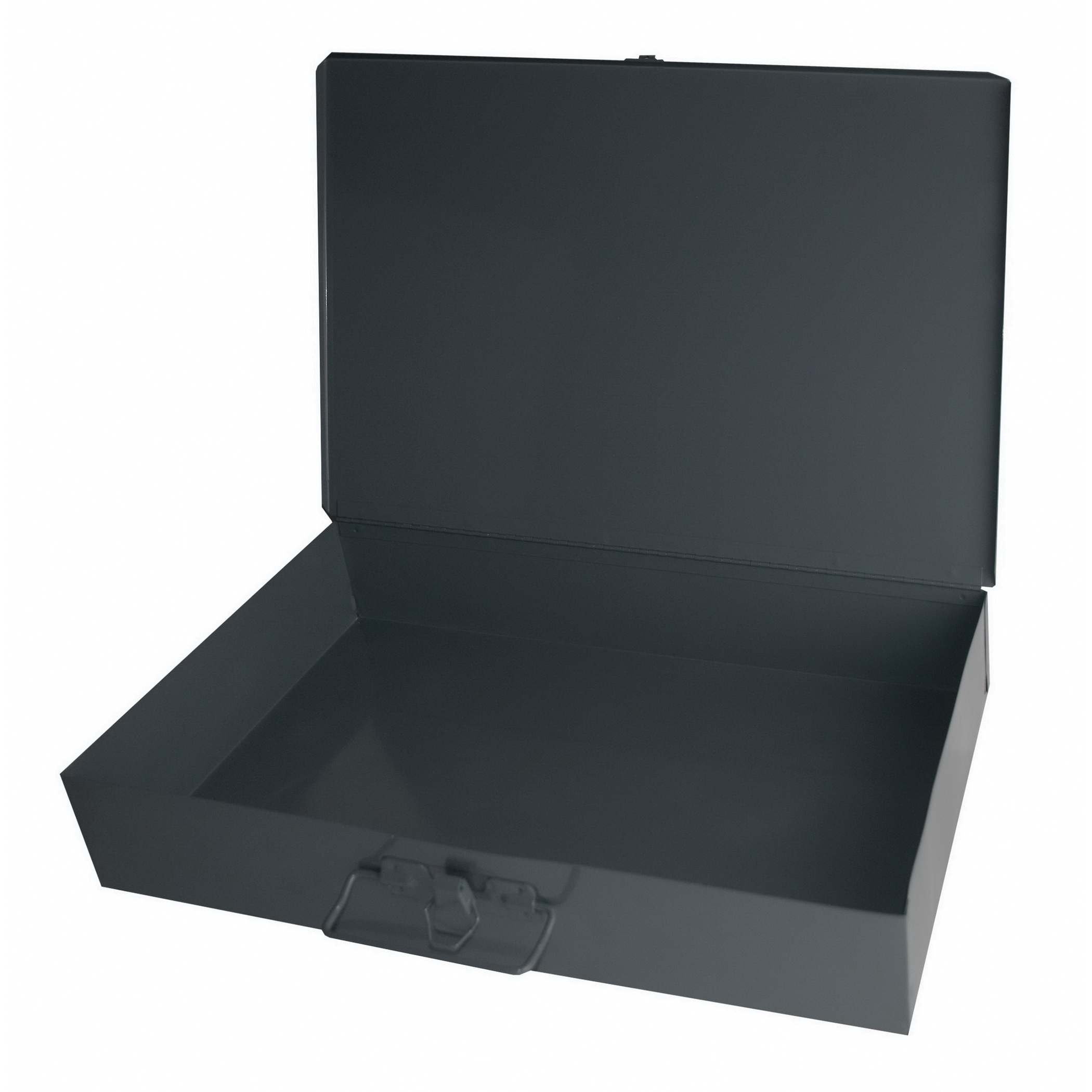 Compartment Box, Empty Shell Individual Small, 9-1/4 Inch Overall Length, 13-3/8 Inch Overall Width, 2 Inch Overall Height, Steel, Gray