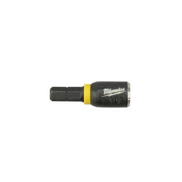 Insert Nut Driver, Magnetic, 5/16 in Drive, 1-1/2 in Overall Length, Steel