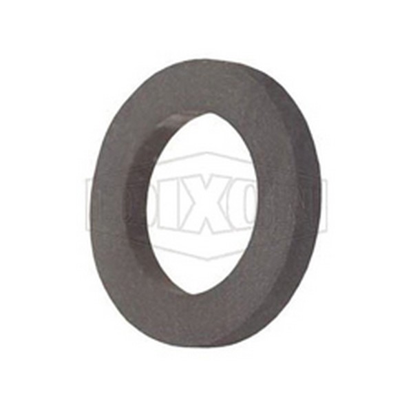 Garden Hose Thread Washer, Specifications: 0.86 Inch Inside Diameter x 1.27 Inch Outside Diameter, 60 Duro SBR, Black
