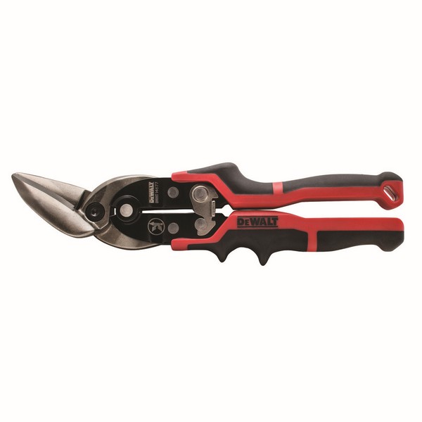 Aviation Snip, Cutting Capacity: 18 ga, 2 in Length of Cut, Left/Offset Snip, 10 in Overall Length, Serrated Blade, Forged Chrome Vanadium Steel Blade