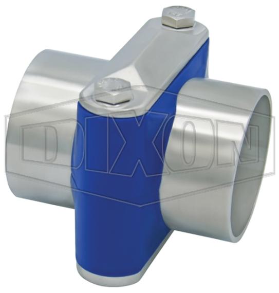 Weld Plate Pipe Block Hanger, Series: B24V, 4 in Tube, -40 to 320 °F