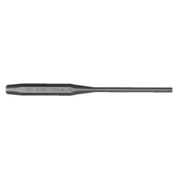 Drive Pin Punch, 1-Piece Long Super Duty, 1/4 in Tip, Steel Tip, 8 in Overall Length, Parabolic, Steel Handle