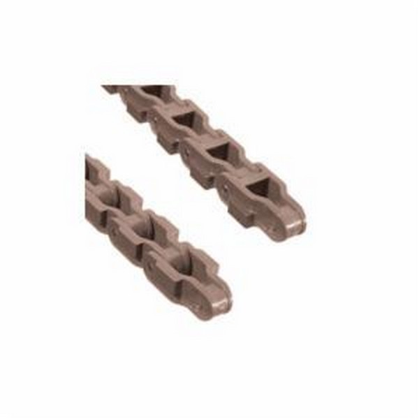Flat Top Conveyor Chain, Side-Flexing, Series: N325, 3.268 Inch Pitch, 2.56 Inch Plate Width, Acetal, Tan