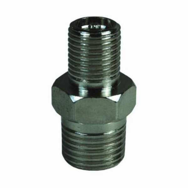 Tank Filler Valve, Valve Fitting/Connector, 1/8 Inch Nominal, MNPT End Style, Nickel Plated, 0.85 Inch Length Dimensions