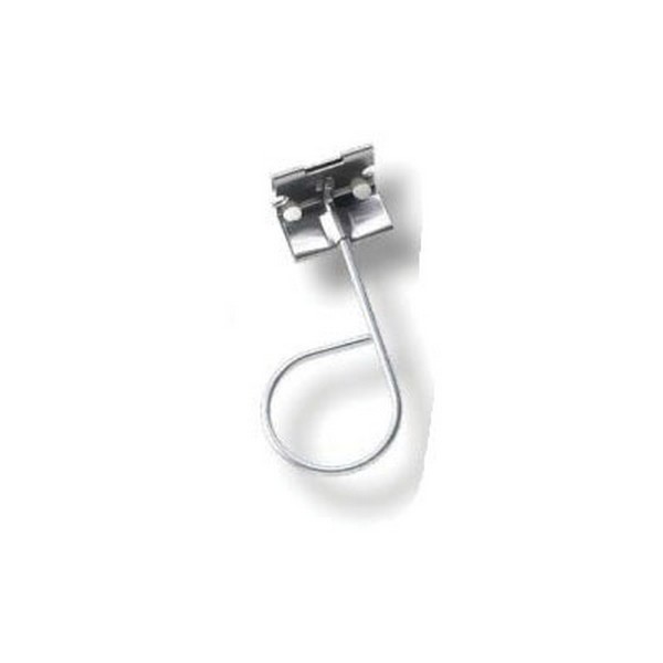 Clip and Fastener, Type CA, 2 in L, High Tensile Strength Metal, For Use With: 2 in Disposable Filter, Multi-Pleat and Metal Filter