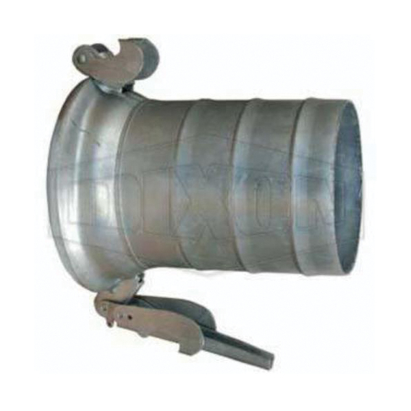 Female Quick Connect Coupler, Type A Industrial, Coupling Fitting/Connector, 12 Inch Nominal, Quick Connect Coupler x Hose End Style, Steel, Hot Dipped Galvanized, Domestic