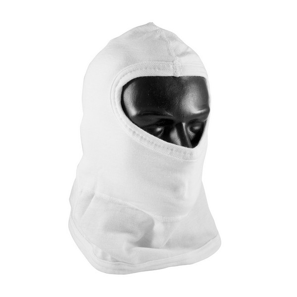 Balaclava Hood, Double Layer, Universal, White, Nomex®, Full Face Closure