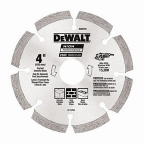 Diamond Saw Blade, High Performance Segmented Rim, 7 in Blade Dia, 5/8 in, 7/8 in, Dry/Wet, 7 mm Segment Height, 8700 RPM Applicable Materials: Masonry and Stone