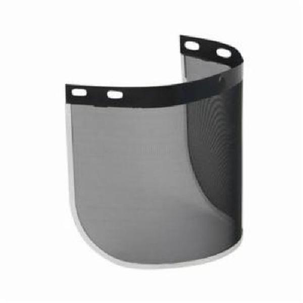Safety Visor, Uncoated, Series: 251-01, Black, Steel Mesh, 8 in Visor Height, 15-1/2 in Visor Width, For Use With: Headgears, Specifications Met: ANSI Z87.1