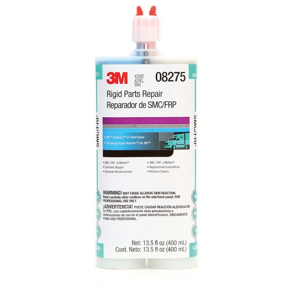 Rigid Parts Repair Adhesive, 2-Part, 400 mL Container, Epoxy Base