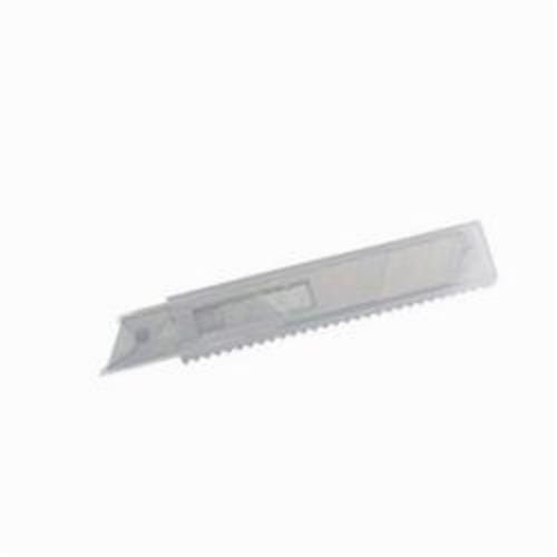 Utility Replacement Blade, Snap-Off, Sharp Point Blade Design, 4-1/4 in Blade Length, 18 mm Blade Width, 0.02 in Thickness, 8 Points, Compatible With: 10-218, 10-480, 10-380, 10-280, 10-220, 10-481 and 10-151 Snap-Off Blade Knives and Most Other 18 m