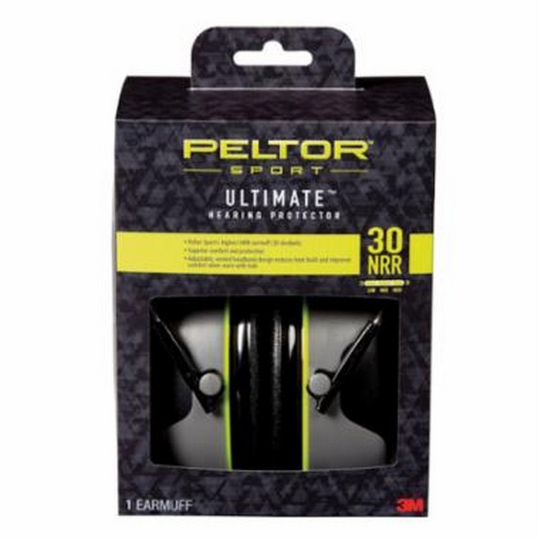 Sport Ultimate 10™ Ear Muff, 30 dB Noise Reduction Rating, Black/Gray