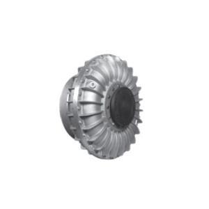 Fluid Coupling, Series: 19 CKCM, 7.13 in Bore, 22.24 in OD, 13.98 in Overall Length, Oil Fluid, 4.36 gal Fluid Quantity, Delay Fill, Gear Coupling Mounting, 13.27 in Distance Between Shafts, Direct Coupled Shaft Connection, 195 °F