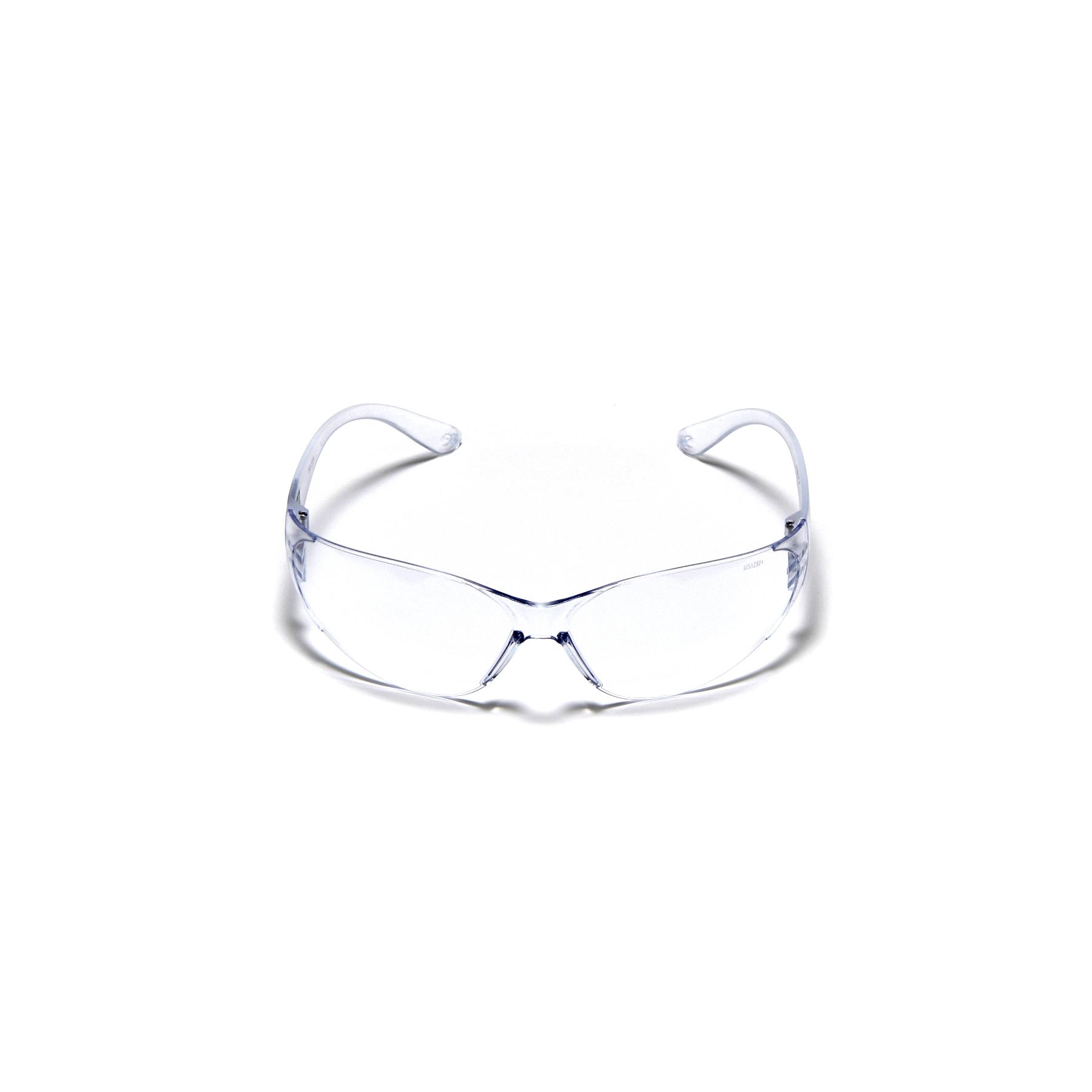 Spectacles, Low Profile Indoor, Series: Arctic, Universal Size, Anti-Scratch Lens Coating, Clear Lens, Frameless, Polycarbonate Frame, Specifications Met: ANSI Z87.1-2010