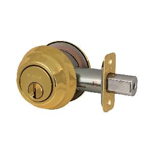 DEADBOLT 2-3/8IN 2-3/4IN ALIKE STL