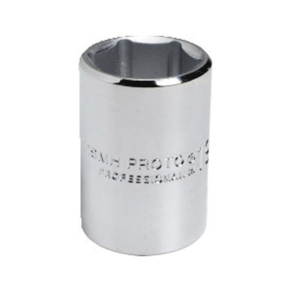 Socket, Standard Length, No Impact Rated, Measurement System: Metric, Square Drive, 1/2 in Drive, 23 mm Socket, 39 mm Overall Length, 20.5 mm Opening Depth, 30.6 mm Drive End Width, 30.6 mm Socket End Width, Ball Locking, 6 Points, 23 mm Bolt Clearan
