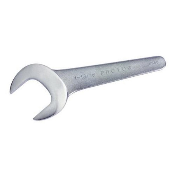 Service Wrench, Ultra Thin Pattern, Measurement System: Metric, Open End Wrench, 24 mm Wrench Opening, 6-7/8 in Overall Length, 30˚ Head, 1-7/8 in Head Width, 30˚ Offset, 1/4 in Head Thickness, Specifications Met: ASME B107.100, Oval/Short, Alloy Ste