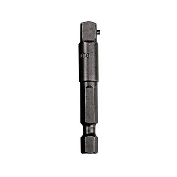 Extension Socket Adapter, Pin Lock, Measurement System: Imperial, Hex x Male Square Drive, 1/4 x 3/8 in Male Drive, 6 in Overall Length, Male x Male Adapter Style, ANSI B107.1, Federal GGG-W-660A Specifications Met, Forged Steel, Black Oxide