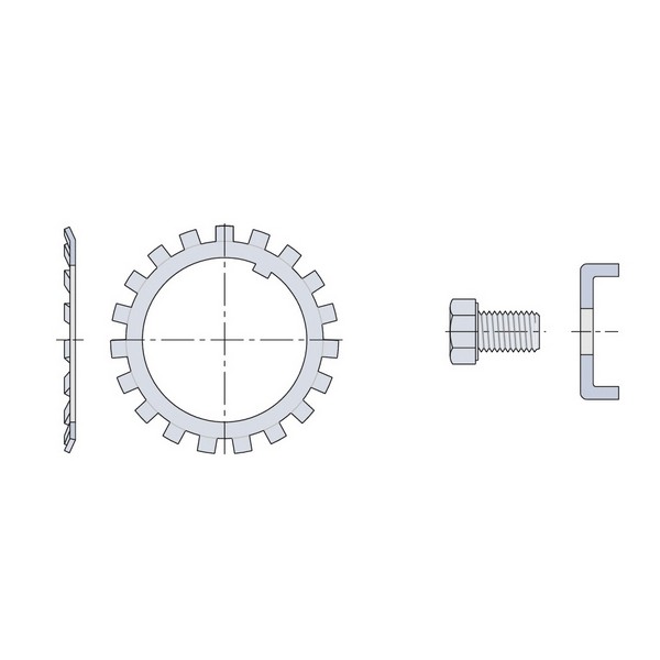 Retaining Bracket, Series: MS Series, 24 mm Length