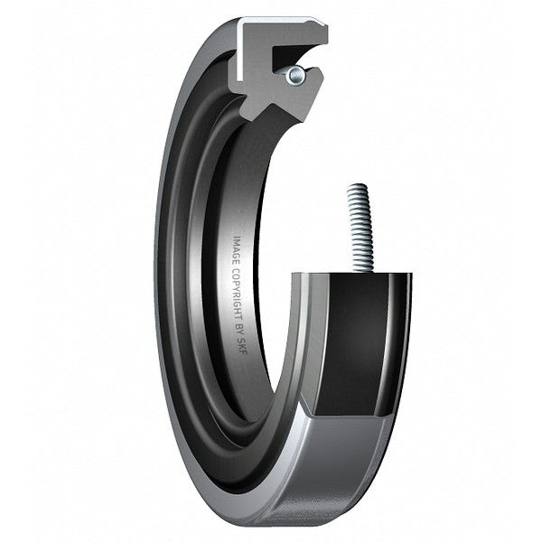 Oil Seal, 38 mm Shaft Diameter, 58 mm Bore, 11 mm Width, Double Lip, Nitrile