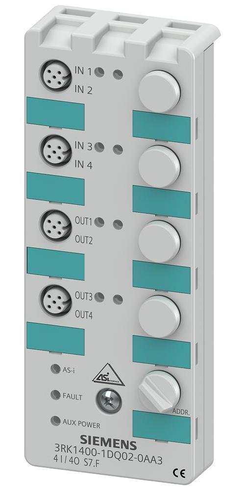 CompModule, 4 Inputs, 4 Outputs, 24 VDC, 1 A, Screw Terminal, -25 to 85 °C, 60 mm W x 29 mm D x 152 mm H Dimensions