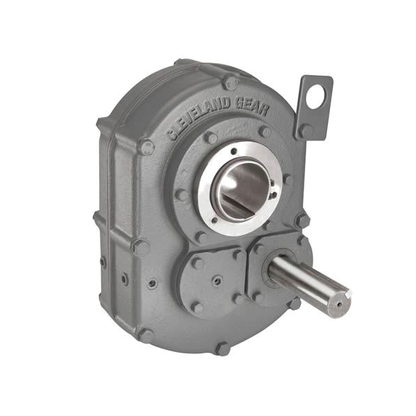 Parallel Mount Reducer, 15:1 Ratio, 1-15/16 Inch Input/Output, Shaft Input, Hollow Shaft Output, Cast Iron