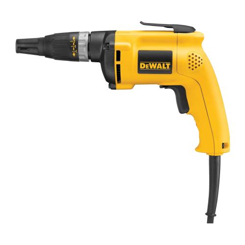 Drywall Screwdriver, Heavy Duty Lightweight, Bare Tool, Hex Chuck, 0 to 5300 RPM Speed, 60 in-lb Torque, 120 VAC, 6 A, Metal Housing Material, Ergonomic Handle, 8 ft Cord, Standard Clutch Control, 12.4 in Overall Length