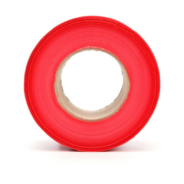 Barricade Tape, Above Ground, Series: 300, Legend: DANGER, Red, 3 Inch Width, 1000 ft Roll Length, 2 mil Thickness, Polyethylene Film