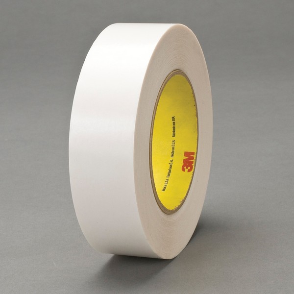 Double Coated Splicing Tape, 55 m Length, 36 mm Width, 3.5 mil Thickness, 55# Densified Kraft Paper Liner, Clear, Acrylic Adhesive, Polyester Film Backing, 260 °F Maximum Operating, -10 °F Minimum Operating
