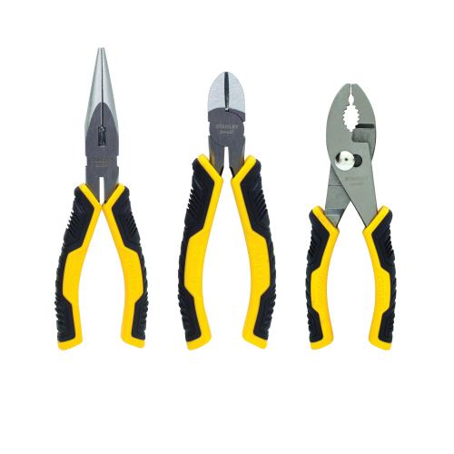 Plier Set, 3 Piece, Specifications Met: ANSI, Forged Steel