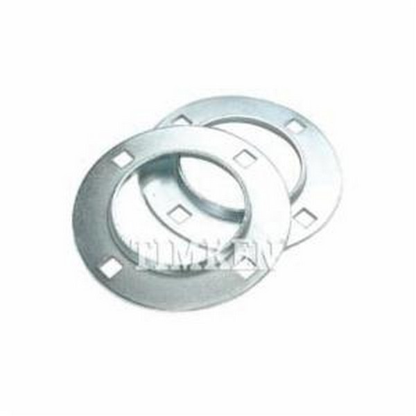 Bearing Spacer, Three-Bolt Flange, Zinc Plated