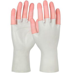 Finger Cot, Anti-Static, Series: 7C, 2XL Size, Natural Rubber Latex, Pink, 2-3/4 in Length, 3.5 mil Thickness
