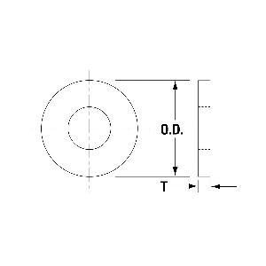 SEAL SFT UN 3/4IN 1-1/4IN 1/8IN FELT STD