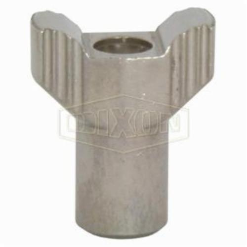 Serrated Wing Nut, 5/16-18, 304 Stainless Steel, Domestic