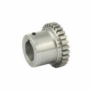 Grid Coupling Hub, Stock Bore, 1070T Coupling, 1-1/2 in Bore Dia, 3.44 in Hub Dia, 3 in Hub Length, 3/8 x 3/16 in Keyway, 4125/5500 RPM Maximum, 2.62 in Length Through Bore, Steel