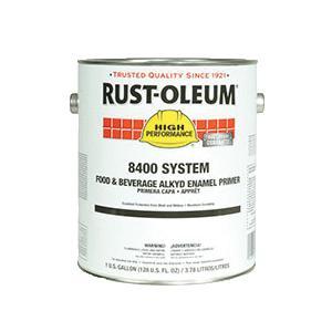 Alkyd Enamel Primer, 1-Component, Series: 8400 System, 1 gal, Can, Liquid, Red, 310 to 630 sq-ft/gal Coverage, Chemical Composition: Medium Oil Alkyd, Limestone, Mineral Spirits, n-Butyl Acetate, Zinc Phosphate, Talc, Xylene, Ethylbenzene, Titanium D