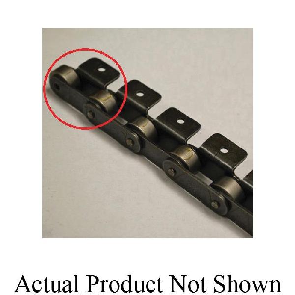 Roller Link, Double Pitch Oversize, C2042 Chain, 1 in Pitch, 0.717 in Overall Width, 0.156 in Pin Dia, 0.472 in H Link Plate, 0.059 in THK Link Plate, Carbon Steel