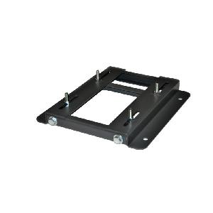 Adjustable Motor Base, Bolt Mount, Steel, 17-3/4 In L x 15-1/8 In W x 2 In H